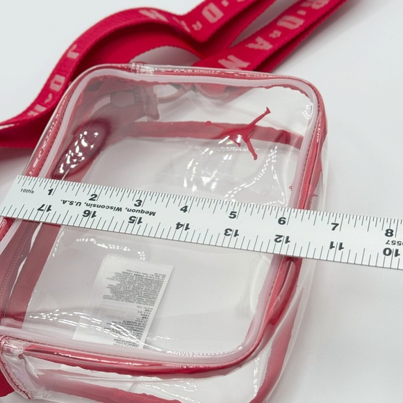 Nike Jordan Stadium Clear Crossbody Bag Fanny Hip Waist Belt Pack 9A0848-R78 - Picture 6 of 7